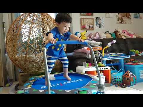 #22개월아기 #아기놀이 #트램폴린 22개월 아기놀이 트램폴린 스마트라이크 점핑점핑 (cutebaby) 신나다요~