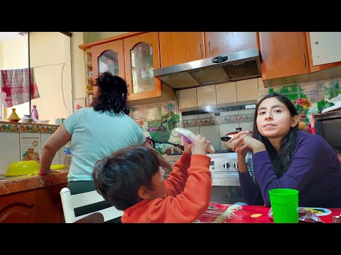 صبحية مع عائلة زوجتي البيروفية مغربي في البيرو أمريكا اللاتينية 