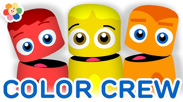 Color Collection 10: Red, Yellow, Orange | Color Learning Videos for Kids | Color Crew | BabyFirst