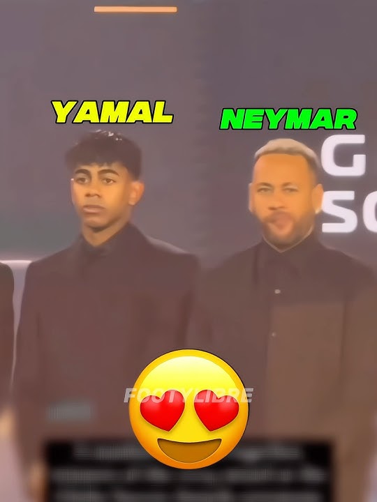 Lamine Yamal idolising Neymar 😍❤️