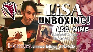 LiSA LEO-NiNE Limited Edition Blu-Ray+CD and Homura Limited Edition DVD/CD Unboxing!