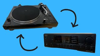 How to Connect a Turntable to the Aux Input on a Receiver