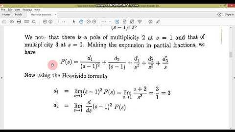 Heaviside expansion theorem problems for Laplace transform//MM-I//M.Adnan Anwar