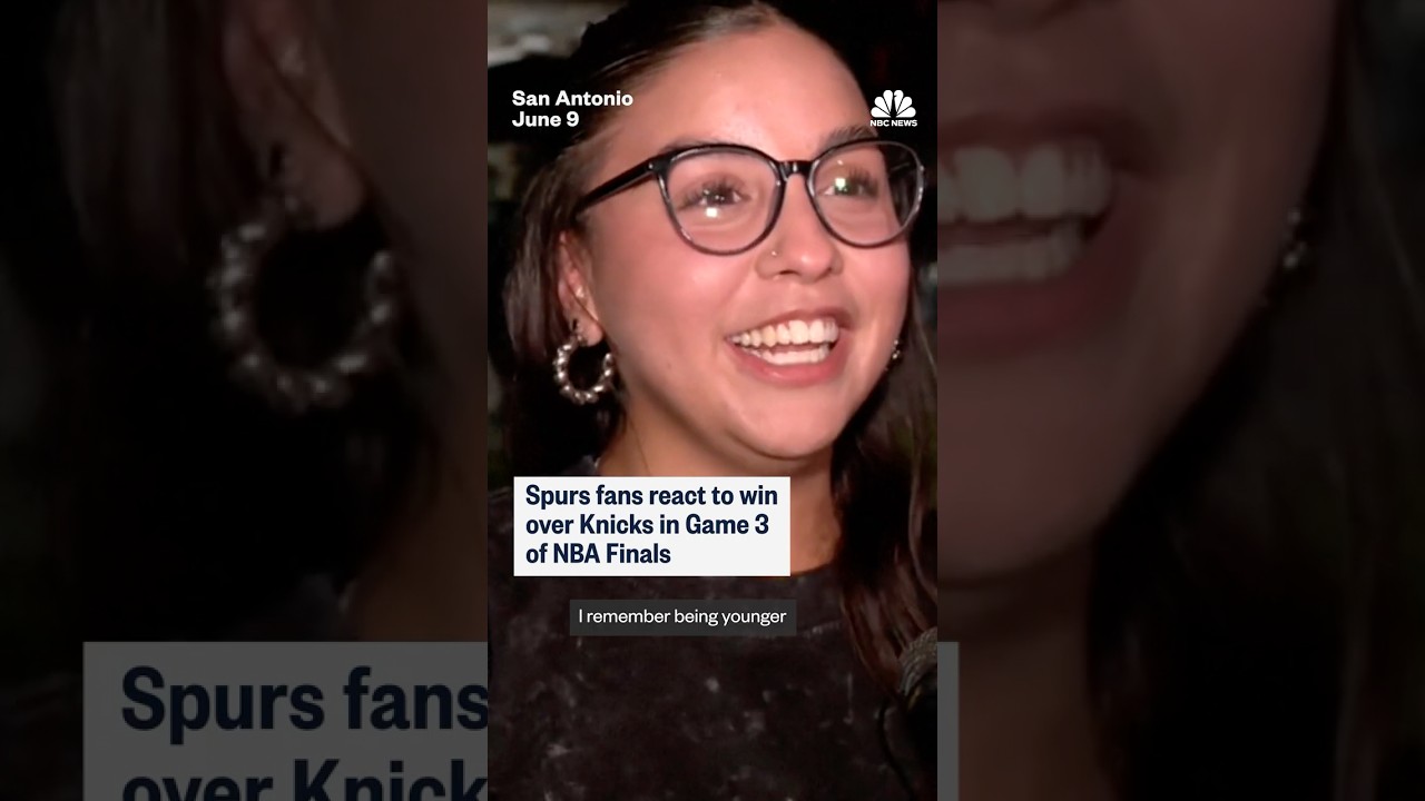 Spurs fans react to win over Knicks in Game 3 of NBA Finals