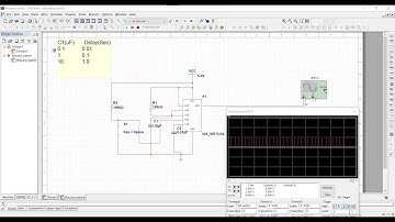Multisim tutorial 17: Design and simulation of Bounce free switch using 555 timer IC circuit