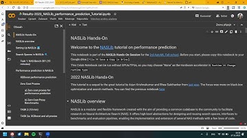 AutoML Fall School 2023 - NASlib performance prediction tutorial