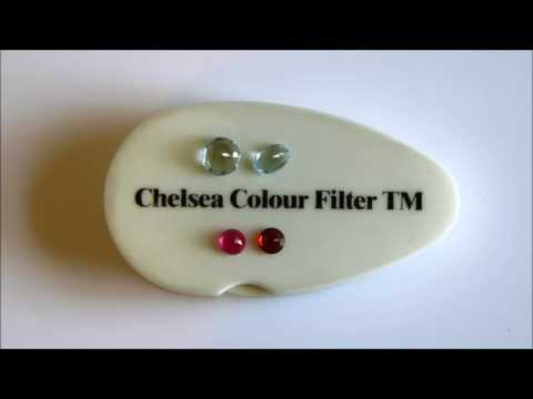 Using a Chelsea Colour filter to test gemstones not just Emeralds