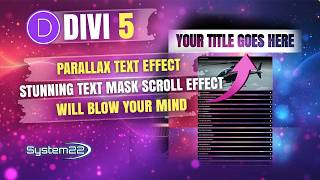 Celebrity Divi 5 Text Mask Effect That Looks INSANE (Parallax Trick!) 🔥 Net Worth