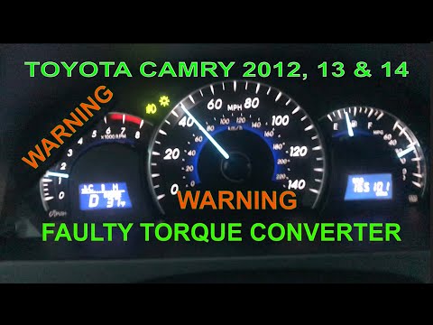 TOYOTA Camry SHUDDER 불량 토크 변환기 2012, 13, 14