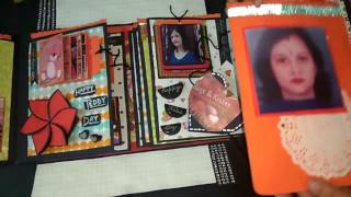 HANDMADE BOX SCRAPBOOK by the work house big size with many movements