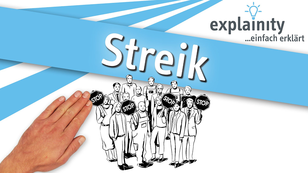  Update Streik einfach erklärt (explainity® Erklärvideo)