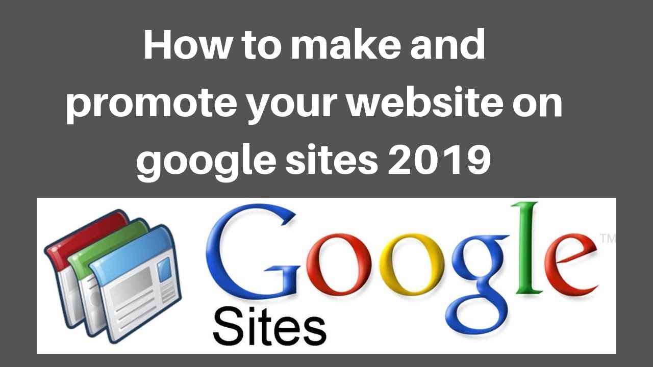 Google sites. Website promotion Google.