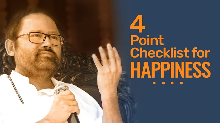 4-Point Checklist for Happiness | Pujya Gurudevshr...