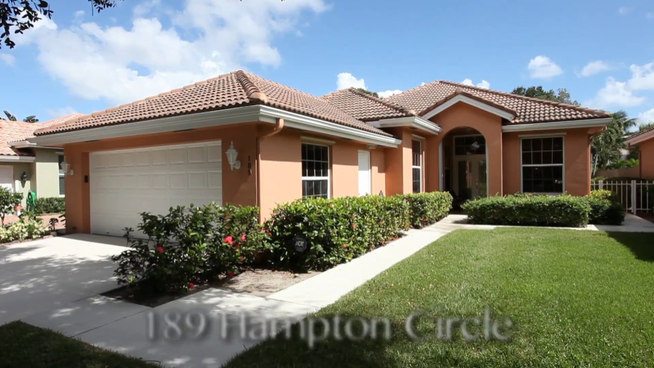 189 Hampton Circle The Hamptons Jupiter YouTube