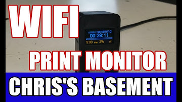 Mini Wifi 3D Print Monitor - OctoPrint - Chris