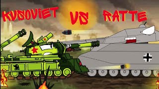 KV-1 vs RATTE - Cartoons about tanks