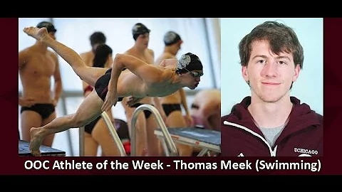 OOC Athlete of the Week - Thomas Meek (Men's Swimm...
