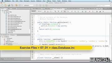 php tutorial | Identifying the singleton pattern