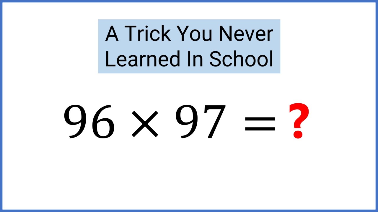 Multiplication Chart 90x90