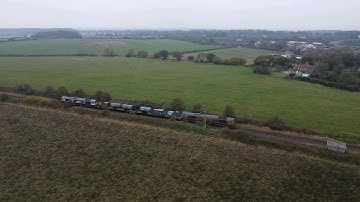 66776 & 66747 work 3S01 RHTT towards Cromer