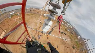 Insulator Change Out On H-Structure At NLC