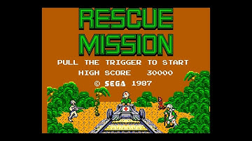 Rescue Mission (Master System YM2413 FM 60Hz / US) - Intro / Attract Mode