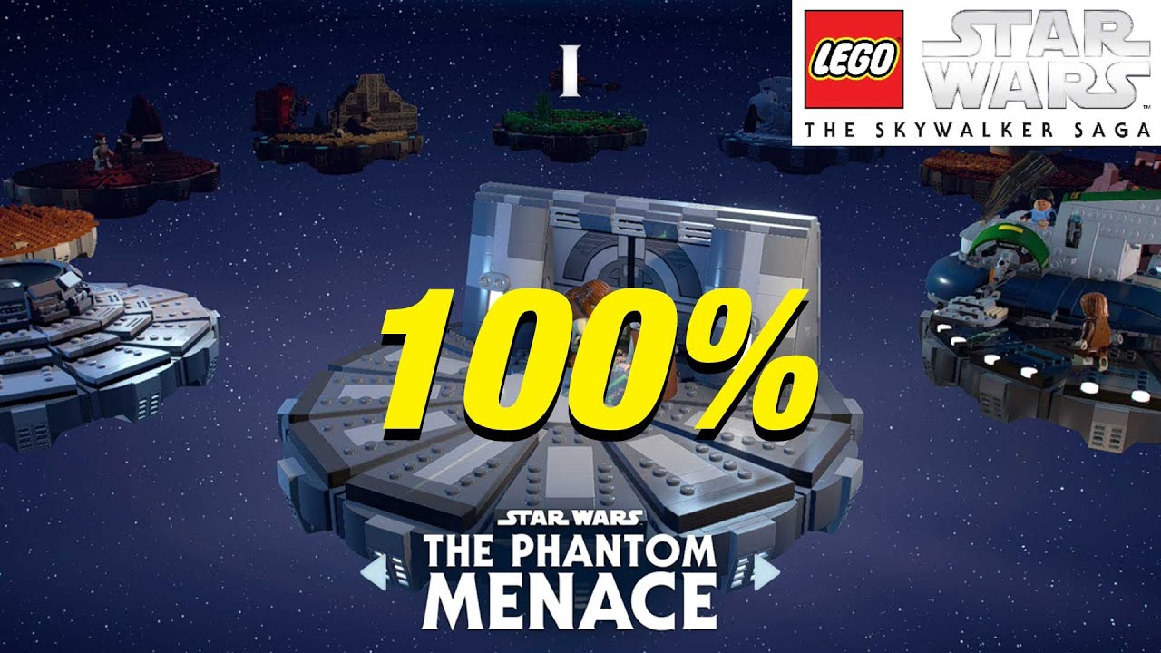 LEGO Star Wars: Сага о Скайуокерах - Эпизод 1: Скрытая угроза 100%