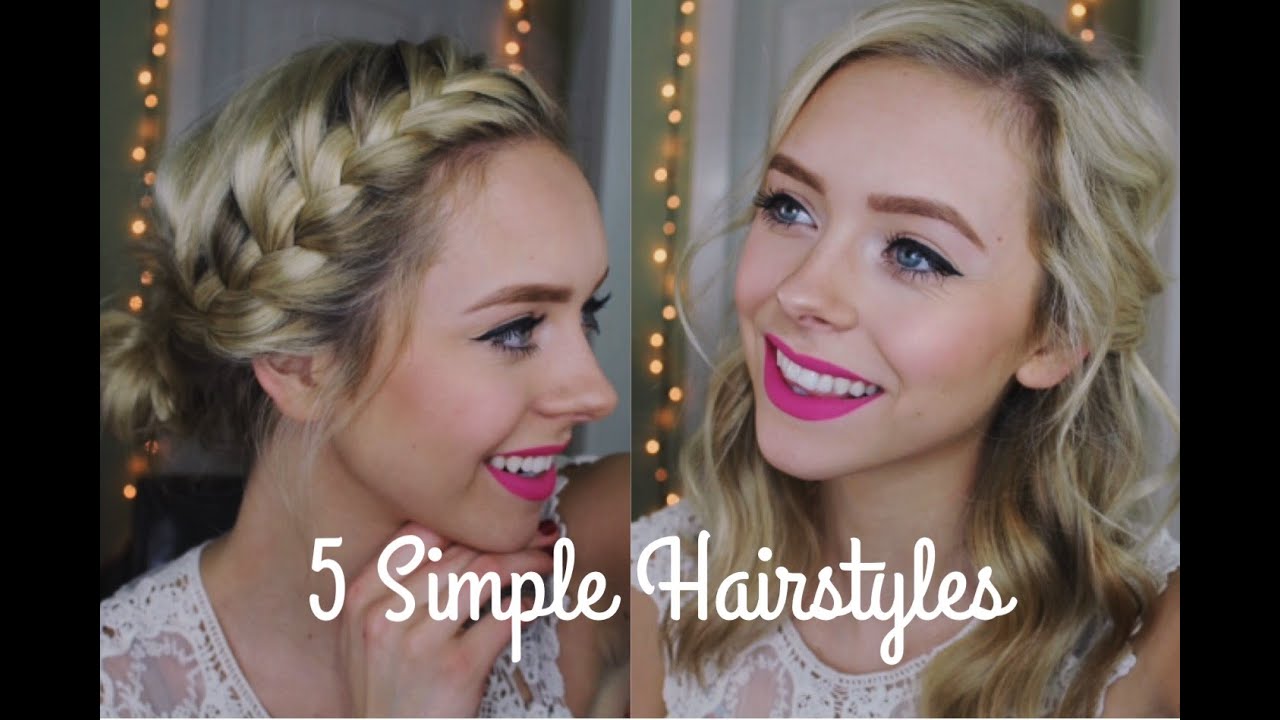 Five Simple Hairstyles | Cosmobyhaley