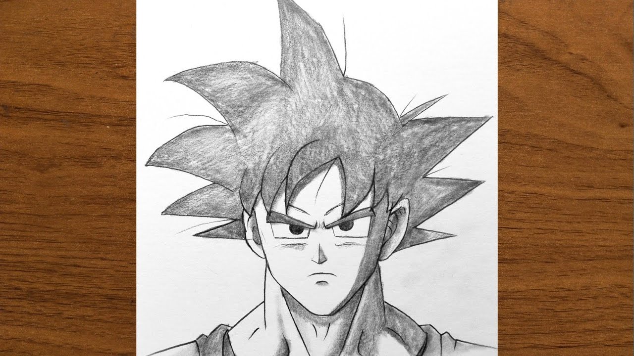 How to draw Goku | Easy Anime Drawing for beginners | Goku step by step 