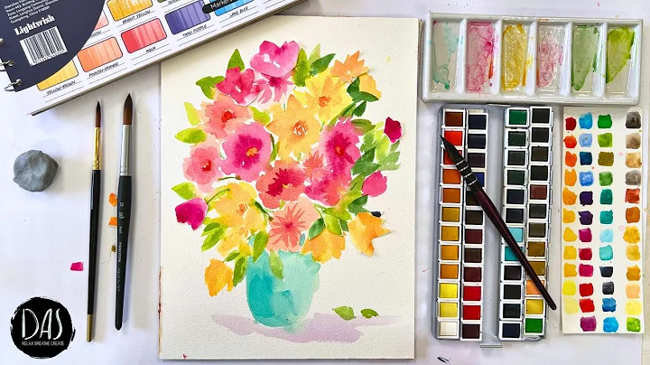 The SECRET to VIBRANT Watercolors you MUST KNOW - explore my new paint set