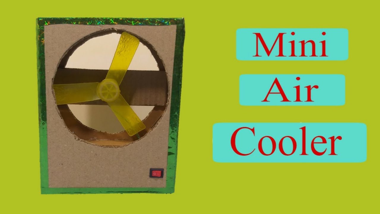 Cooler Banane Ka Tarika | Mini Motor Fan Cooler | Cooler ...