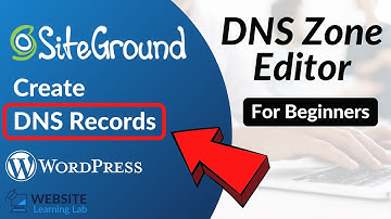 Create DNS Records With DNS Zone Editor in SiteGround (Tutorial For Beginners)