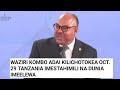 LISTEN TO MINISTER KOMBO CLAIMING THAT TANZANIA HAS TOUGHLY OVERCOME WHAT HAPPENED ON OCT 29 NO