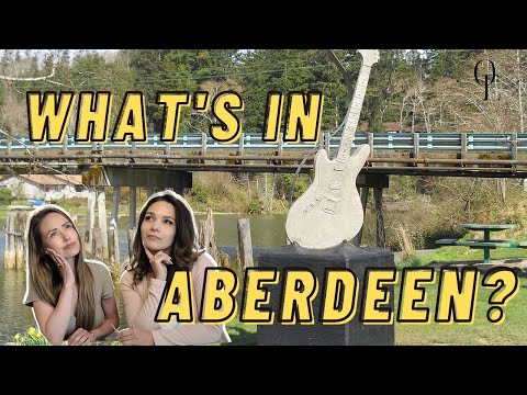 Running Errands in Aberdeen and Visiting Kurt Cobain's Memorial