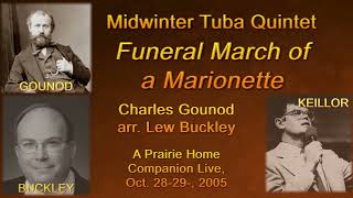 Funeral March of a Marionette - Midwinter Tuba Euphonium Quintet. Prairie Home Companion Halloween
