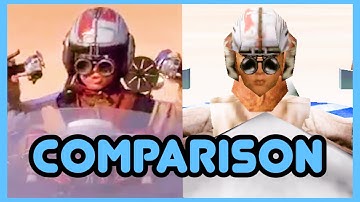 Star Wars Episode 1 Pod Race: N64 vs Original