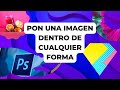 Cómo poner una Imagen dentro de una forma con Photoshop