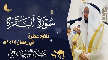 تلاوة عطرة من ليالي رمضان 1445 هـ | من سورة البقرة😴|| القارئ علاء المزجاجي