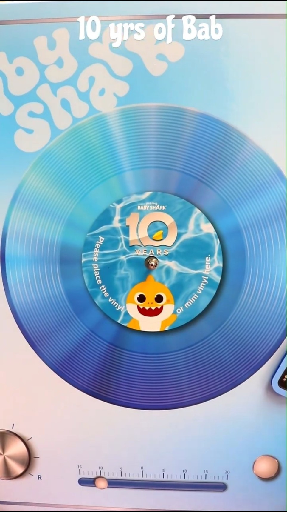 ASMR UNBOXING Baby Shark 10th Anniversary Box Review❤️#shorts