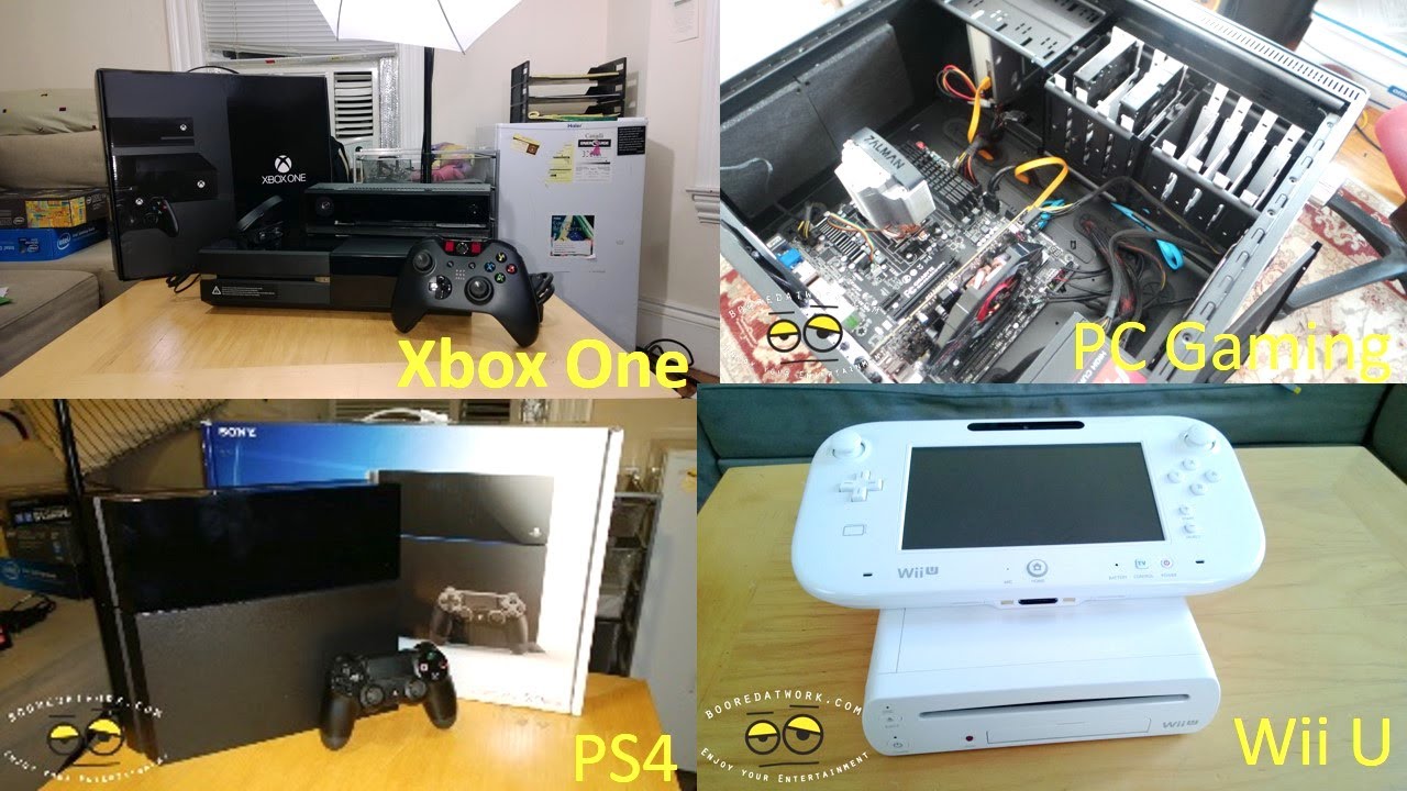 Battle Royale Xbox One Vs Ps4 Vs Wii U Vs Amd Pc Gaming Rig Review Youtube