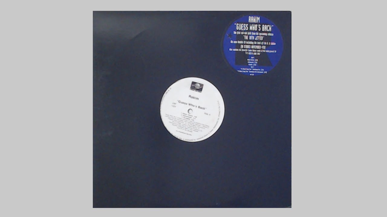 Rakim Guess Who s Back Album Version 1997 Universal Promo Clark rakim-guess-who-s-back-album-version-1997-universal-promo-clark