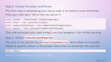 Mastering ANTLR4: How to Change Source Code and Retrieve It Back