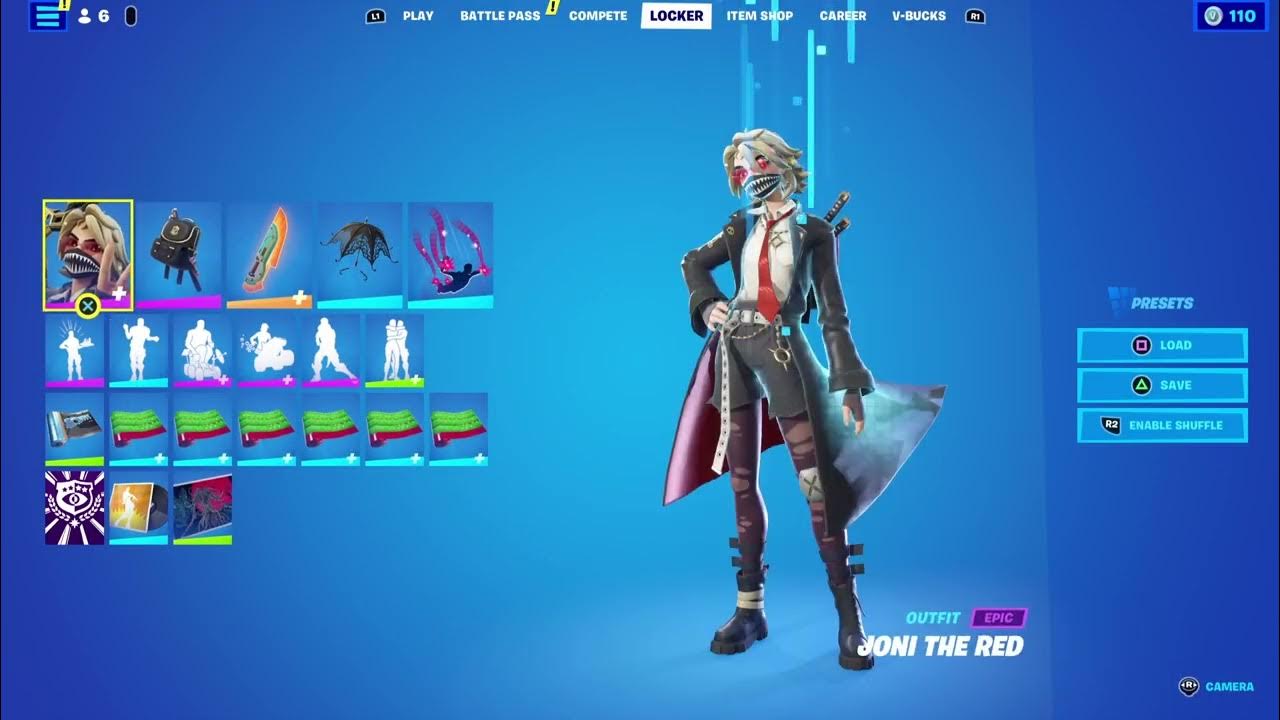 New Joni The Red December Crew Pack Skin in Fortnite YouTube
