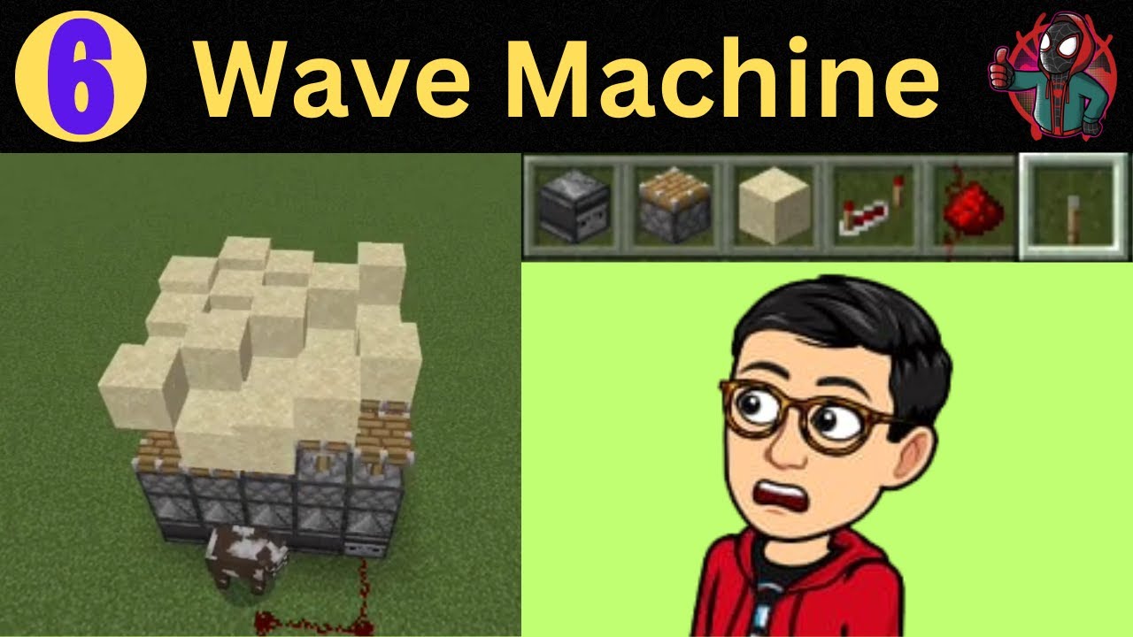 I build this Super Amazing Wave Machine in Minecraft | Redstone and ...