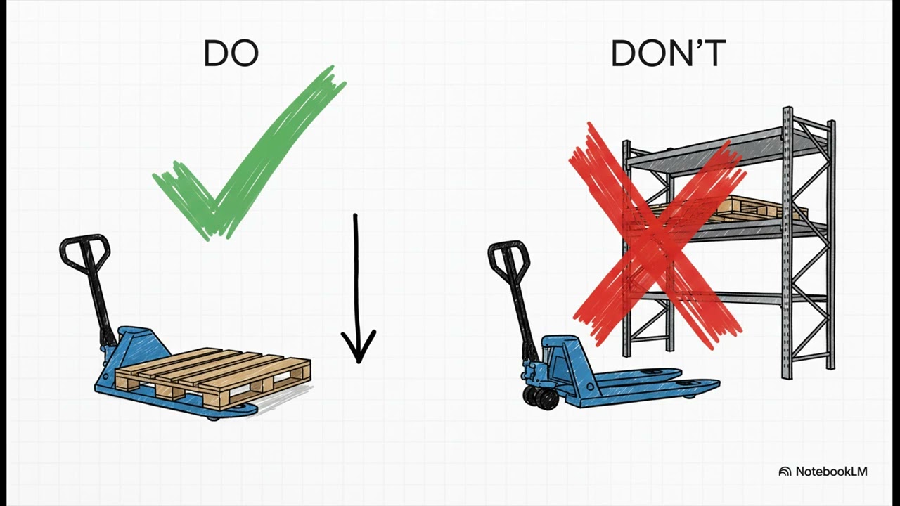 [ Ch.6. - V.8. ] 🏗️ Transpalette : Engin de Levage et Précautions