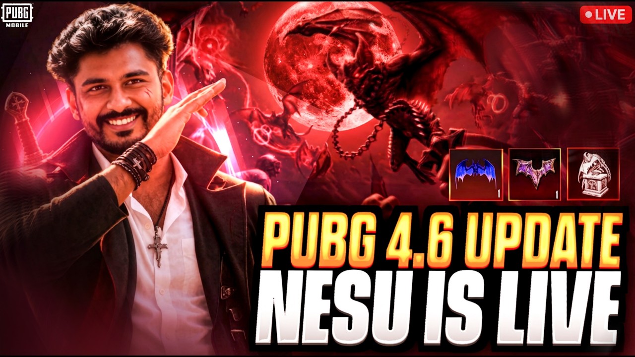 🔴 LIVE 🧛 Midnight Hunters வந்தாச்சு! 🔥 | BGMI NEW UPDATE | Nesamani Gaming 🎮