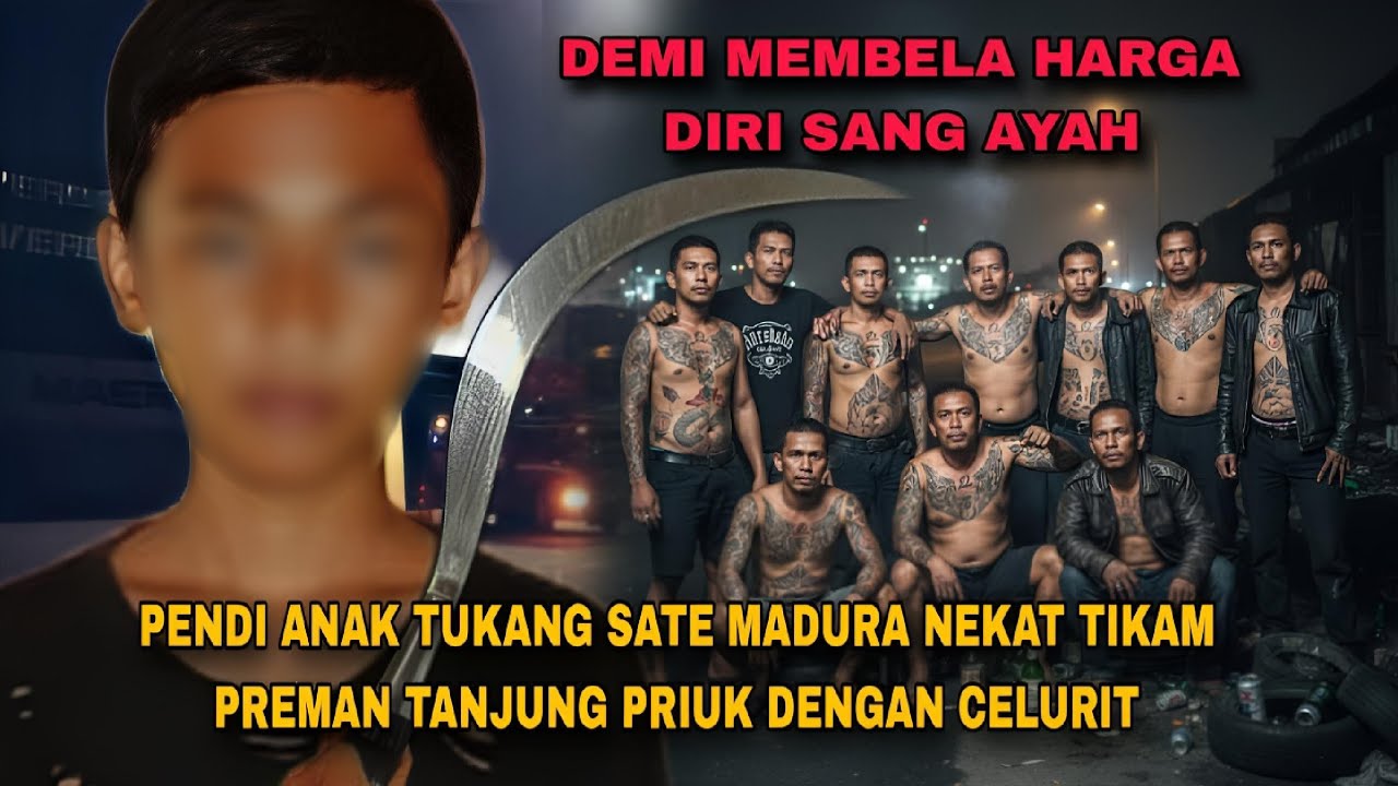 12 TAHUN MENYIMPAN D*NDAM PENDI ANAK MADURA HABISI BOS PREMAN TANJUNG PRIOK DENGAN CLURIT 