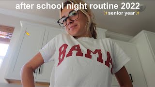 after school night routine 2022🌙