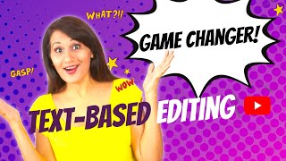 Text-Based Video Editing Changes Everything - a new & easy way to edit videos! by Salma Jafri - YouTube for Biz 966 views 1 year ago 10 minutes, 52 seconds