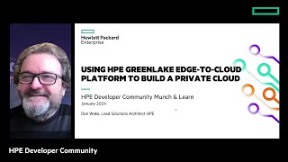 Using HPE GreenLake edgetocloud platform to build a private cloud